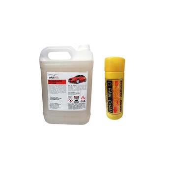 Pachet spuma auto activa profesionala Crol 5L + laveta piele sintetica mare Chamois Clean Cham 66x43cm Pachet spuma auto activa profesionala Crol 5L + laveta piele sintetica mare Chamois Clean Cham 66x43cm