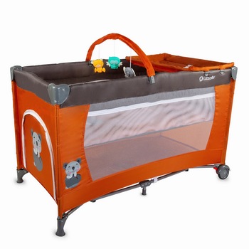 Patut Coccolle Siesta, cu 2 nivele, Portocaliu Patut Coccolle Siesta, cu 2 nivele, Portocaliu