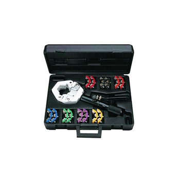 Presa hidraulica reparatie capete aluminiu otel conducte sistem climatizare aer conditionat Magneti Marelli Presa hidraulica reparatie capete aluminiu otel conducte sistem climatizare aer conditionat Magneti Marelli