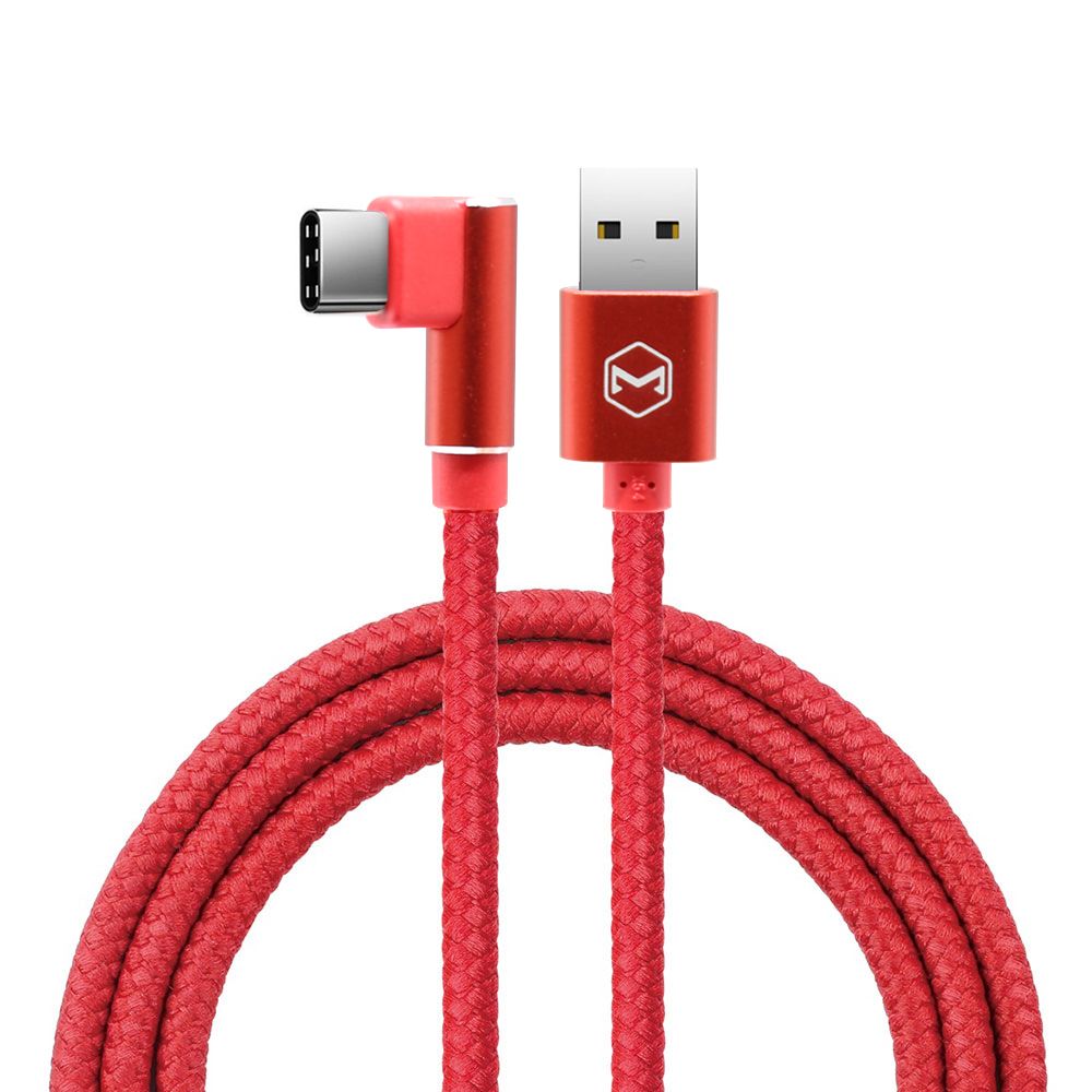 Cablu de date Mcdodo Glory Series, USB Type-C, 5A, Unghi 90°, 1.5m, Red
