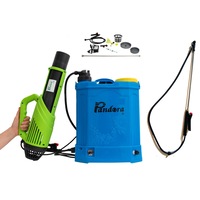 set atomizor electric pompa stropit acumulator micul fermier pandora 16l tija telescopica 5 bar model nou  regulator presiune vermorel cu baterie acumulator imagen 9_0_
0