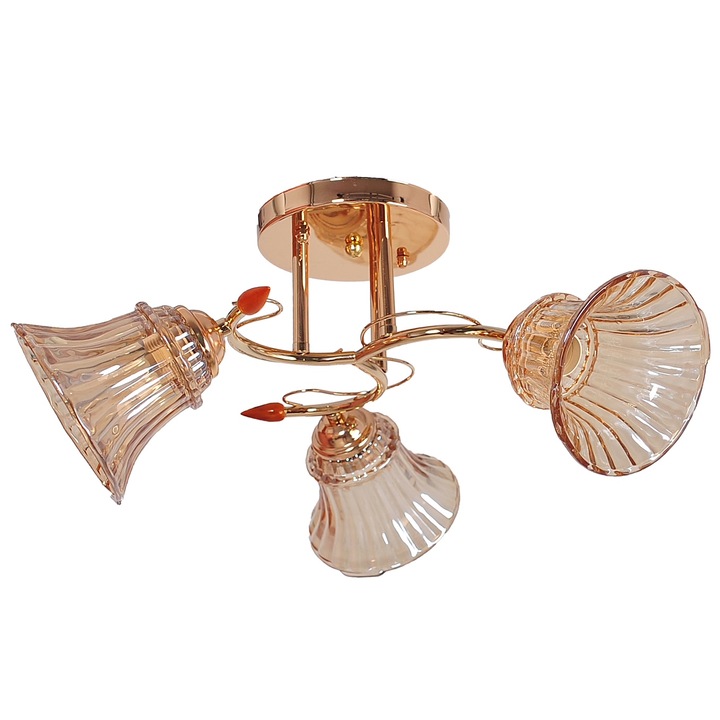 Полилей 7148-3, Goldy, 3 x E27, 40 W, 220 V, злато