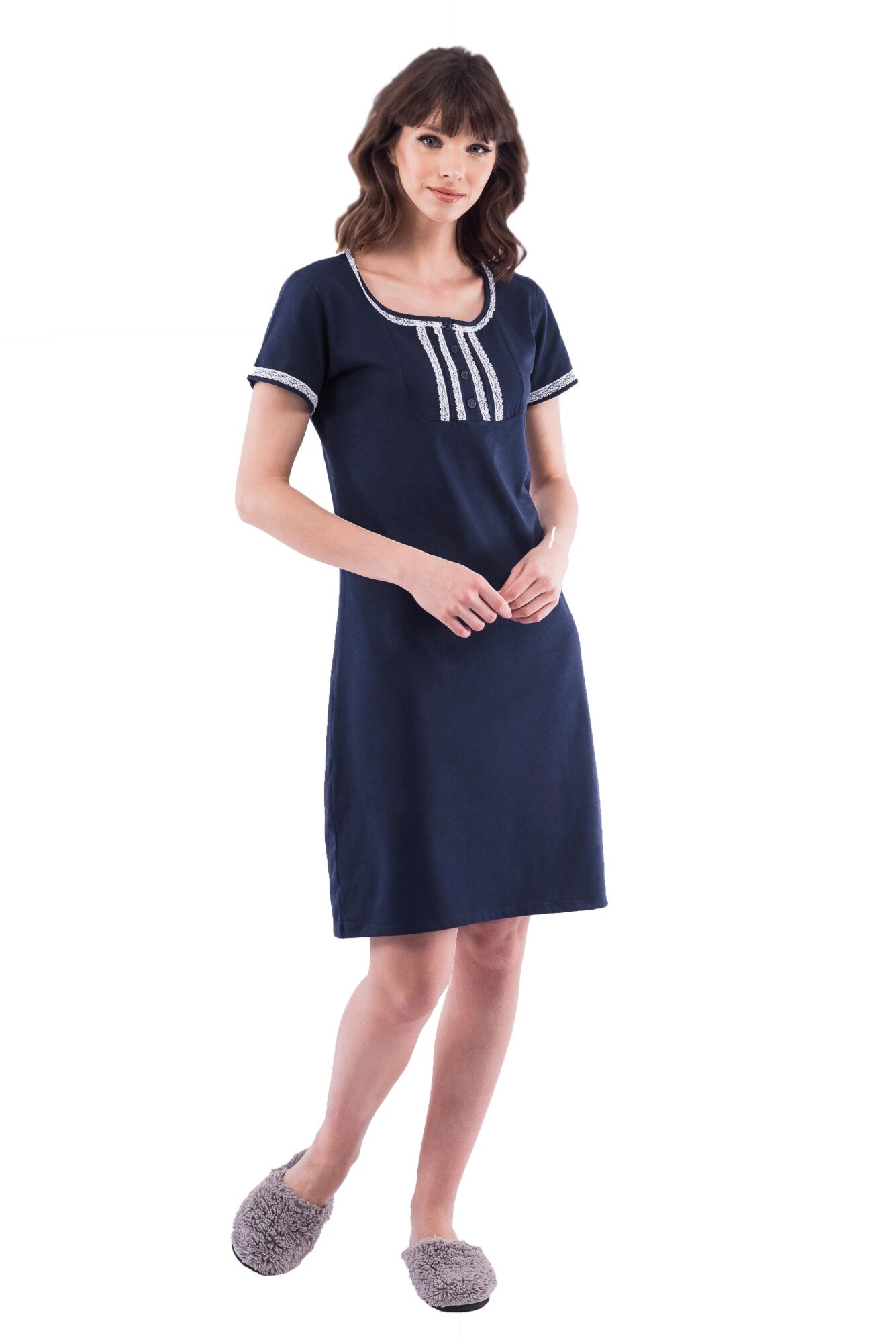 Camasa de noapte , PJF339, Bleumarin, M