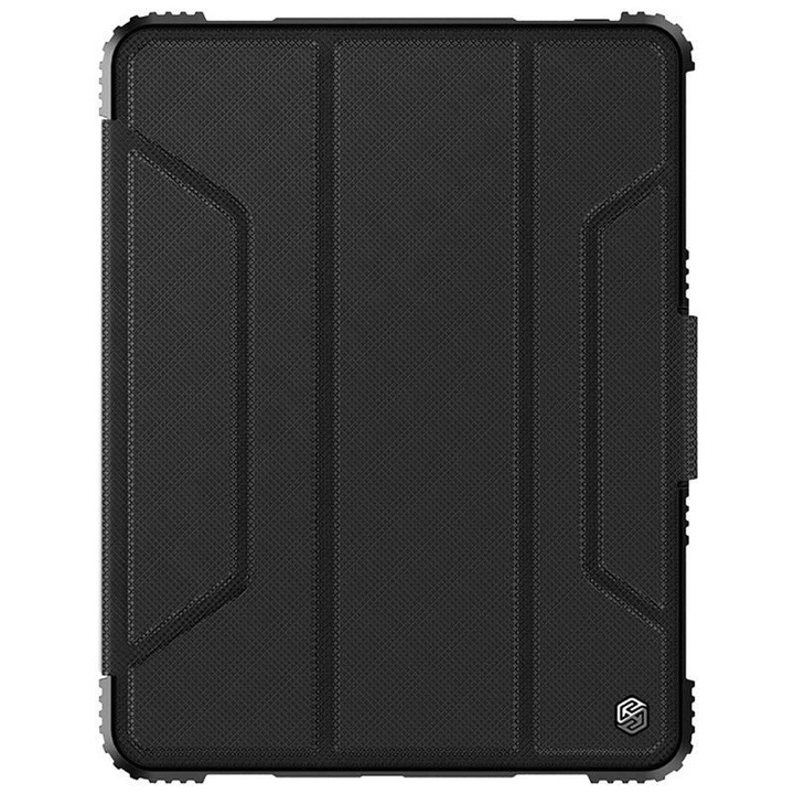Husa Nillkin Armor Leather compatibila cu iPad Pro 11 inch (2018) Black