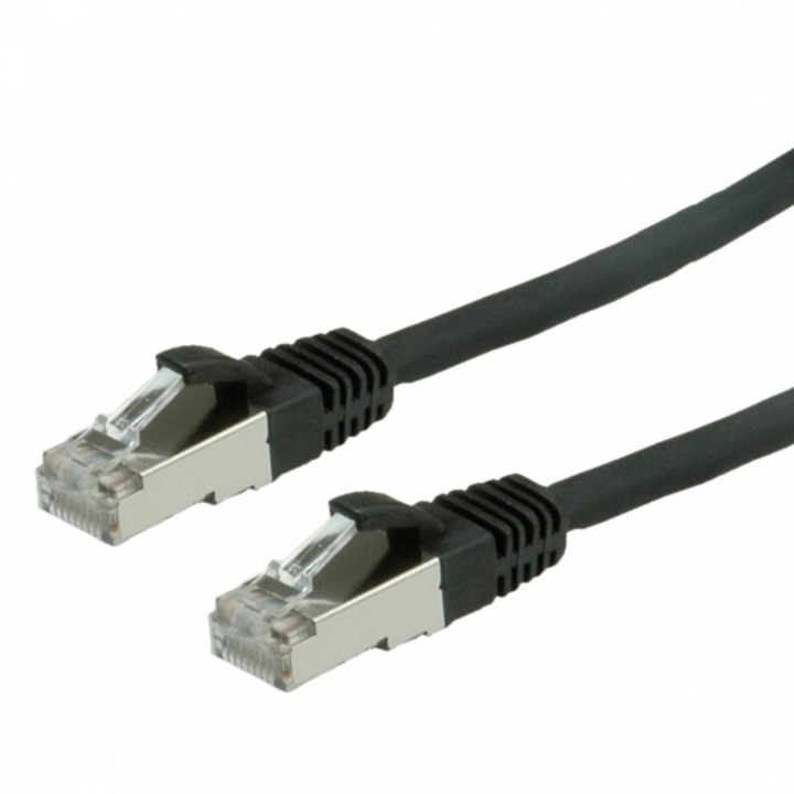 Cablu de retea neecranat torsadat , Intellinet , RJ45 Cat6 UTP,100% cupru , 2m , negru