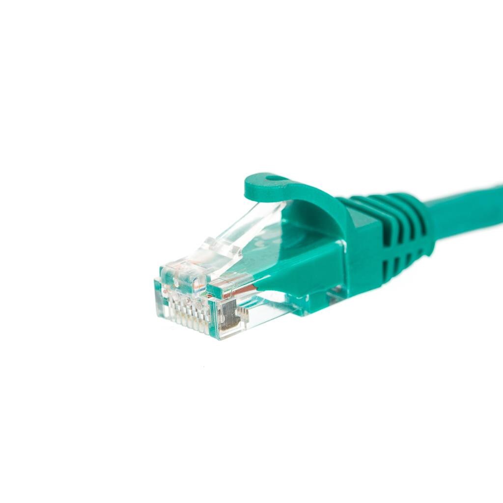 Cablu de retea cu caseta de protectie , Netrack , RJ45 Cat 5e UTP, 5 m , verde
