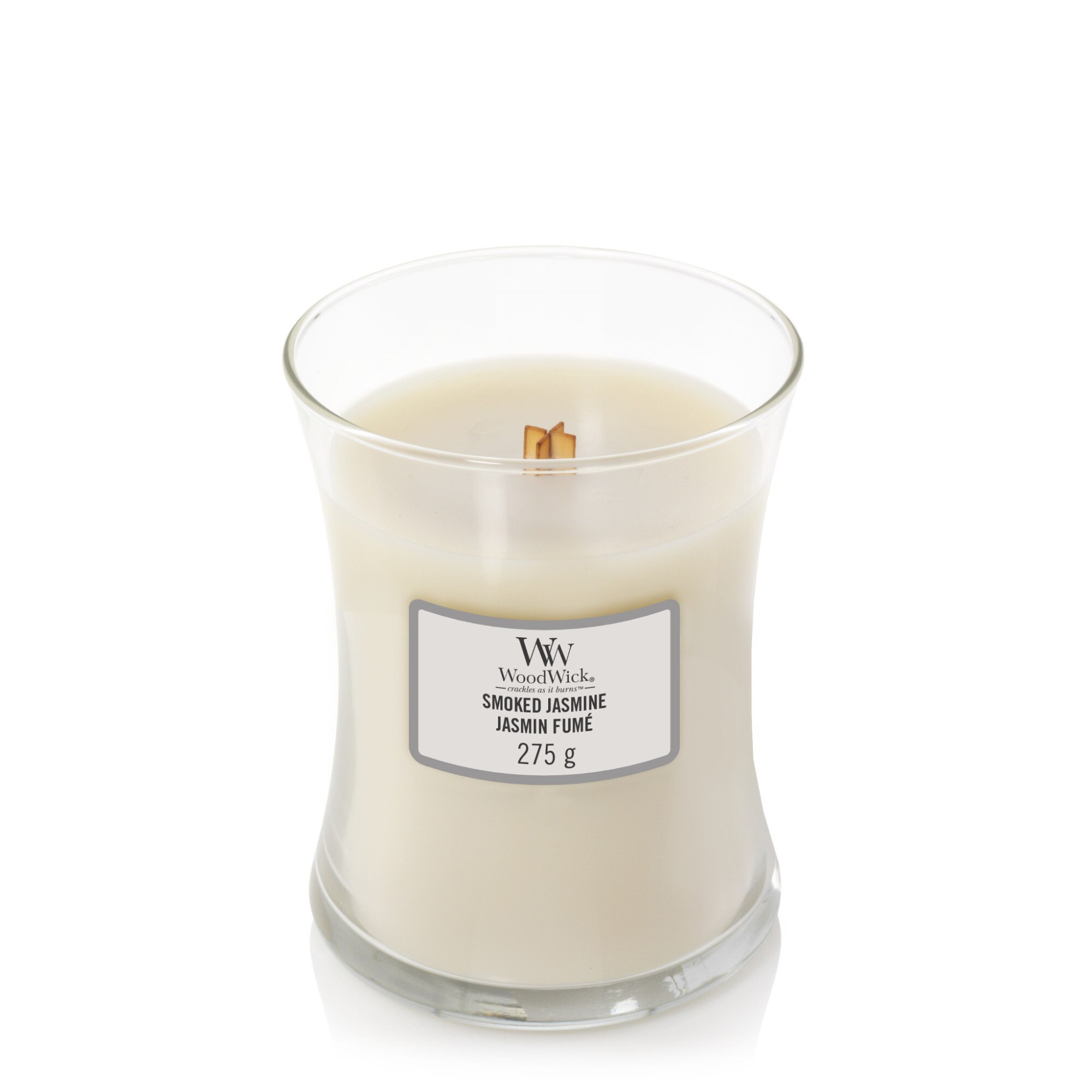Lumanare Parfumata Borcan Mediu Smoked Jasmine, WoodWick®