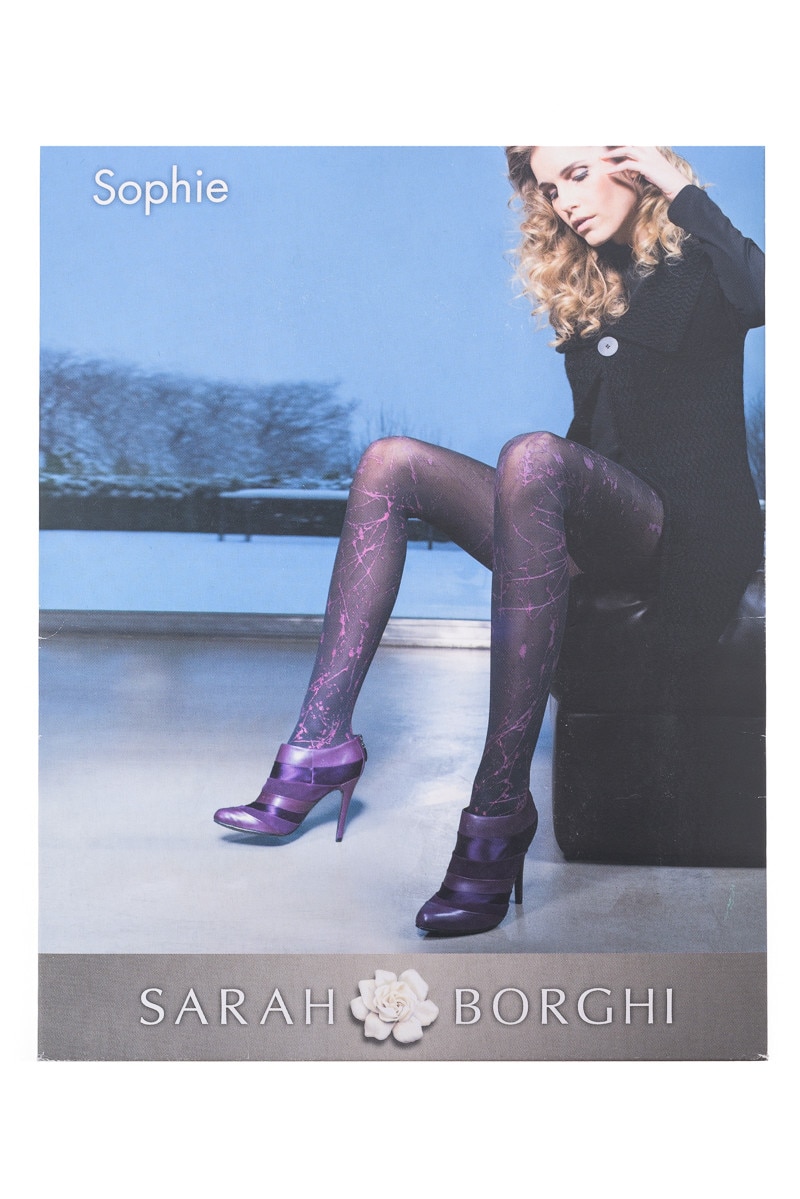 Dres pictat manual cu sclipici, Sarah Borghi, Sophie, Borgogna