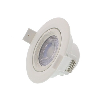 Spot LED incastrabil Well Glamor, rotund, 5W, 350 lm, temperatura lumina 6500K, 75mm Spot LED incastrabil Well Glamor, rotund, 5W, 350 lm, temperatura lumina 6500K, 75mm