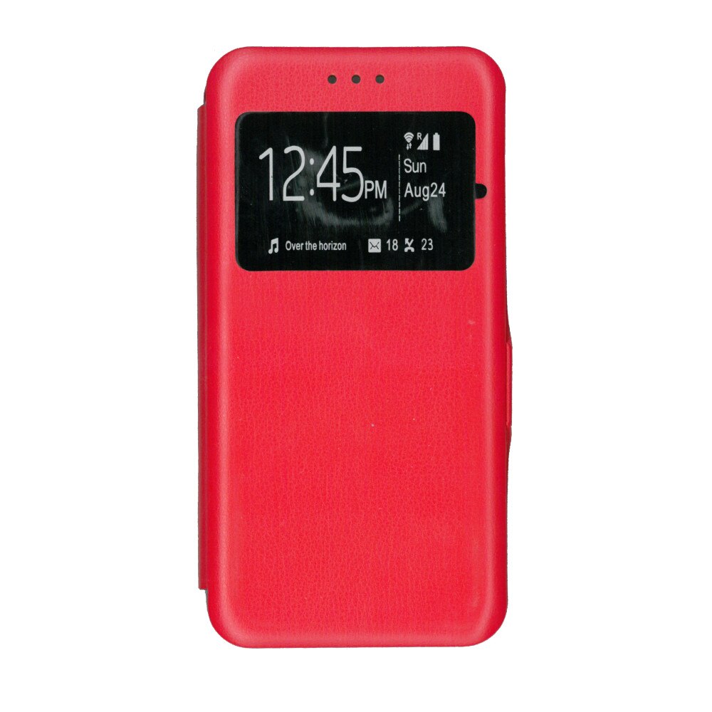Husa de protectie tip carte, 360 Window, EuroCELL , pentru Nokia 5.1 , rosu