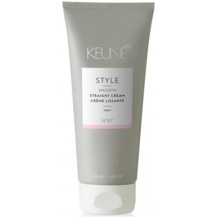 Keune Style Straight Cream, термично активиран крем за изправяне на коса, 200 мл