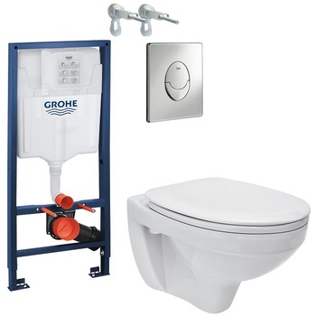 ALL IN ONE Incastrat - Grohe + Cersanit Delphi - Gata de montaj - Vas wc Suspendat Cersanit Delphi + Capac softclose + Rezervor Grohe ALL IN ONE Incastrat - Grohe + Cersanit Delphi - Gata de montaj - Vas wc Suspendat Cersanit Delphi + Capac softclose + Rezervor Grohe