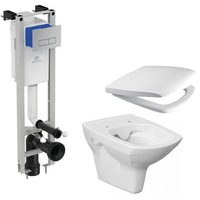 set incastrat - ideal standard  cersanit carina cleanon - gata de montaj - vas wc suspendat cersanit carina cleanon  capac softclose  rezervor ideal standard imagen 29_0_
0