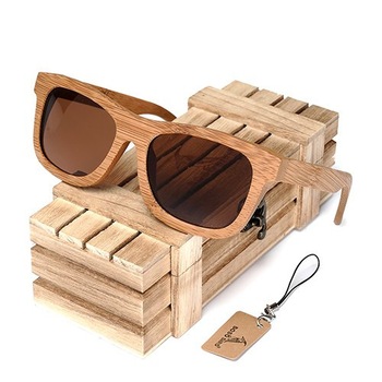 Ochelari de soare din lemn Bobo Bird BG003, lentila maro Ochelari de soare din lemn Bobo Bird BG003, lentila maro