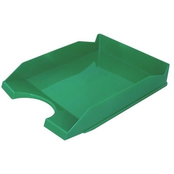 Tavita documente OFFICE Products, plastic lucios, verde Tavita documente OFFICE Products, plastic lucios, verde