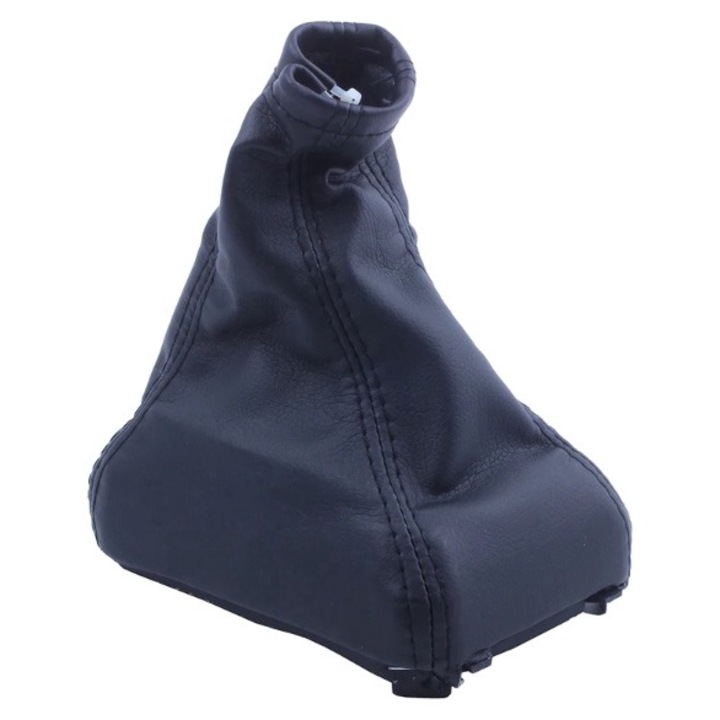 Manson Schimbator Viteze Flexzon, Husa, Piele Ecologica Negru, Compatibil Opel Corsa C 2000 - 2006 TIGRA B 2004-2012 COMBO C 2001-2011