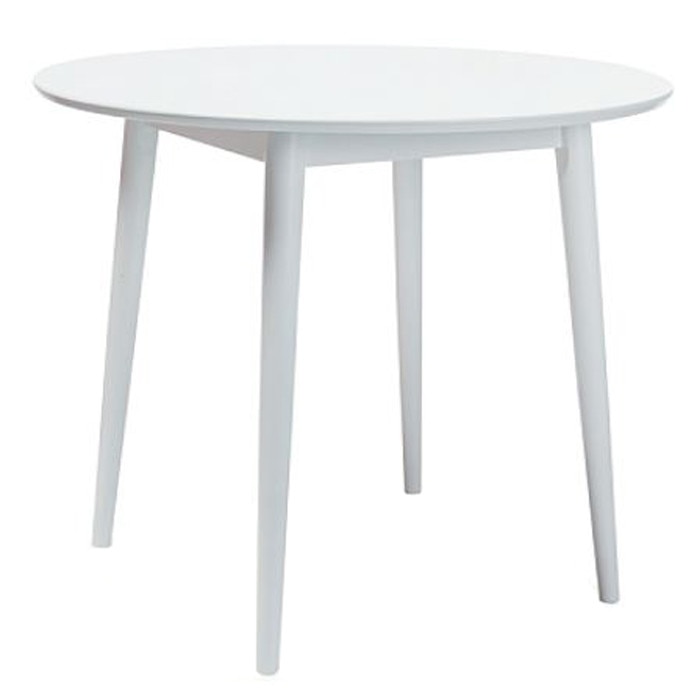 Masa Genarom Larson Alb, 90 x 75 cm