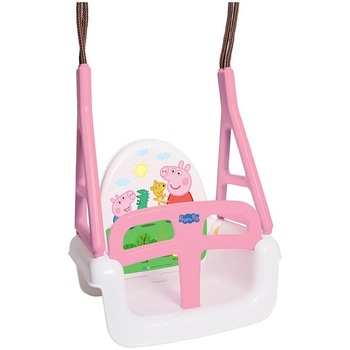 Leagan Multifunctional 3 in 1 - Tega Baby - Peppa Pig, Roz Leagan Multifunctional 3 in 1 - Tega Baby - Peppa Pig, Roz