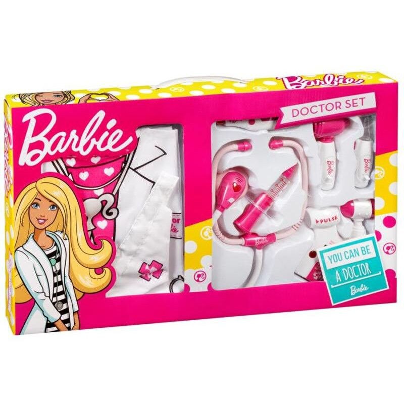 Set jucarii Barbie doctor - alb