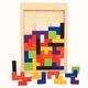Joc educativ, Tetris, din lemn, FamousKids®