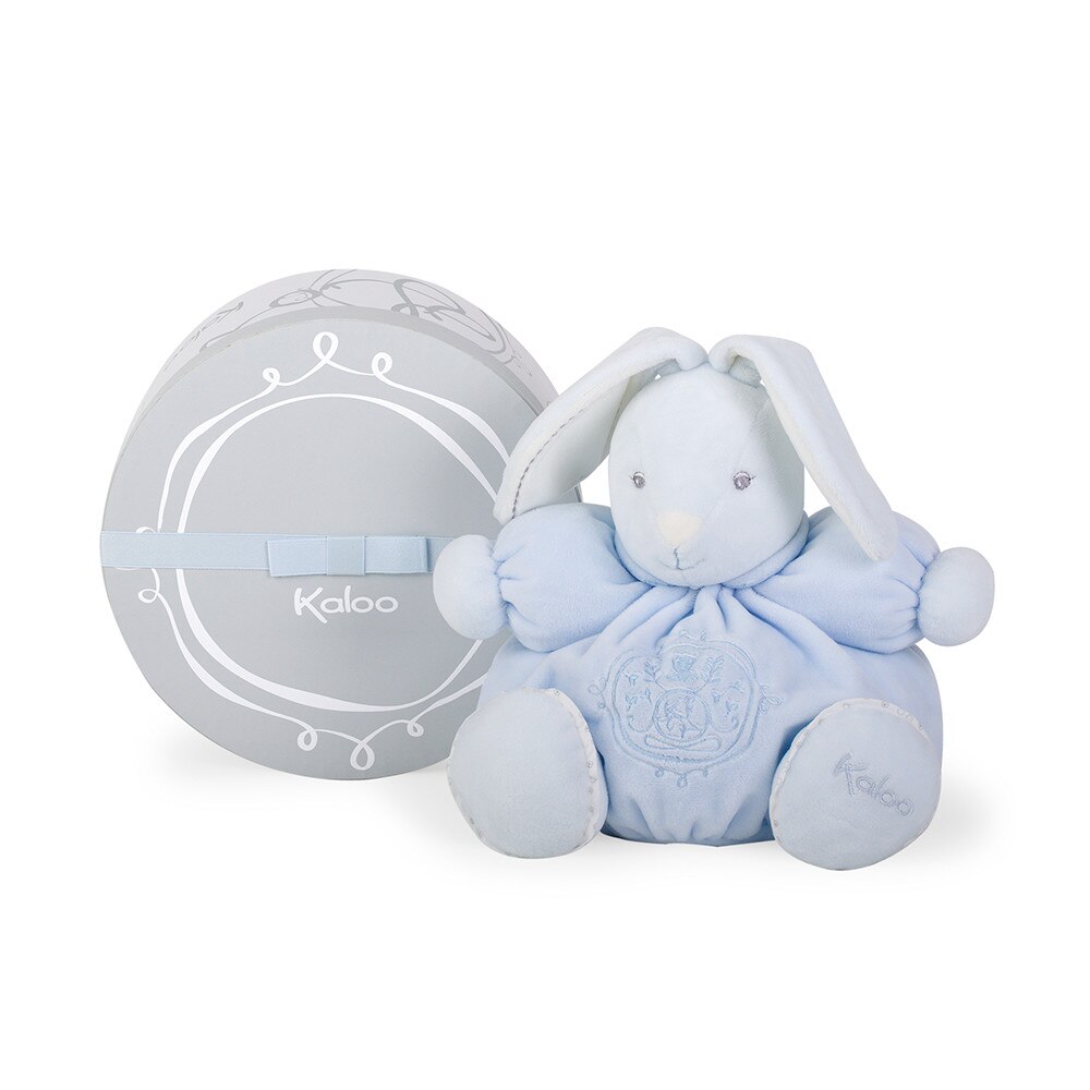 Jucarie de plus, Kaloo, iepuras, 25 cm, albastru