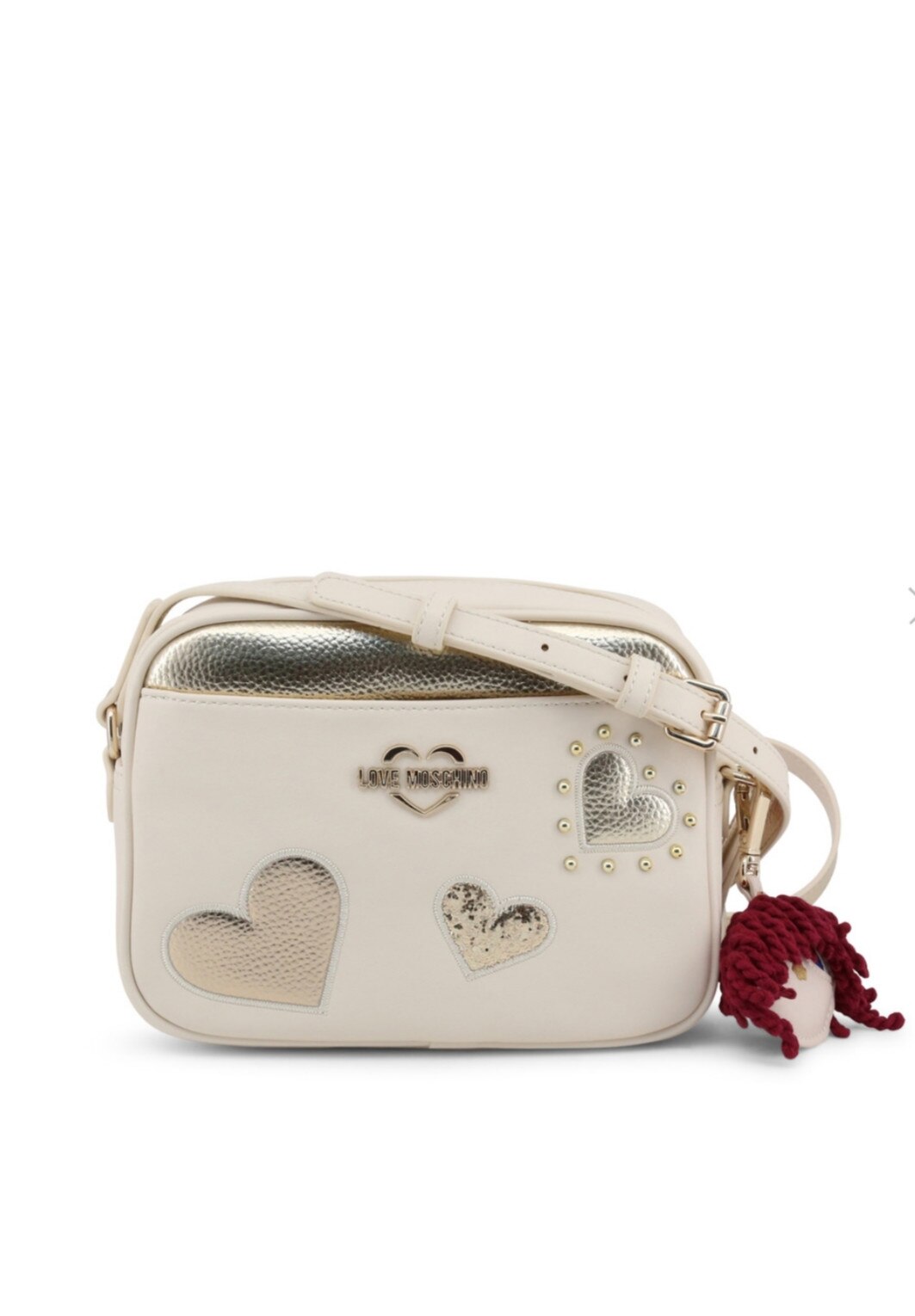 Geanta dama, Love Moschino, piele ecologica, bej/auriu-JC4060PP17LF_0110