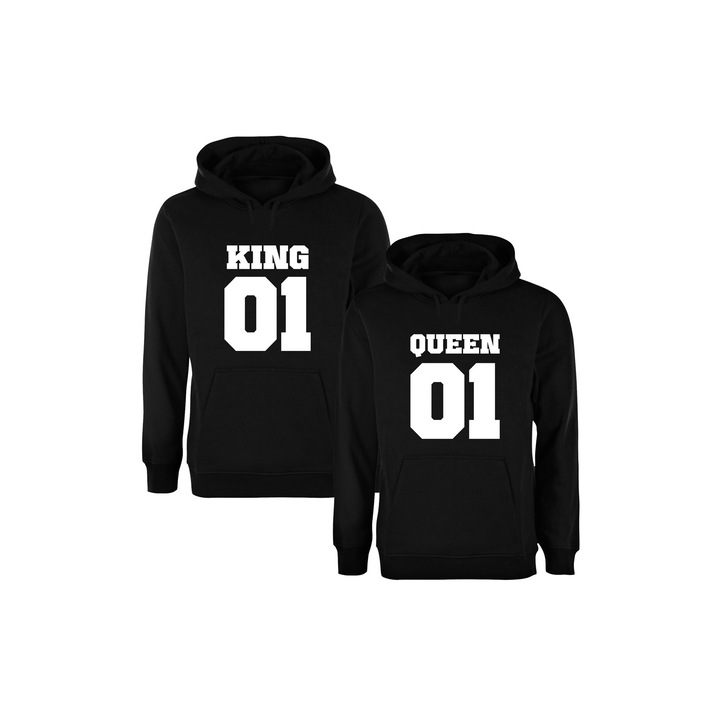 Set de hanorace pentru cupluri KINK/QUEEN 01 Marime L