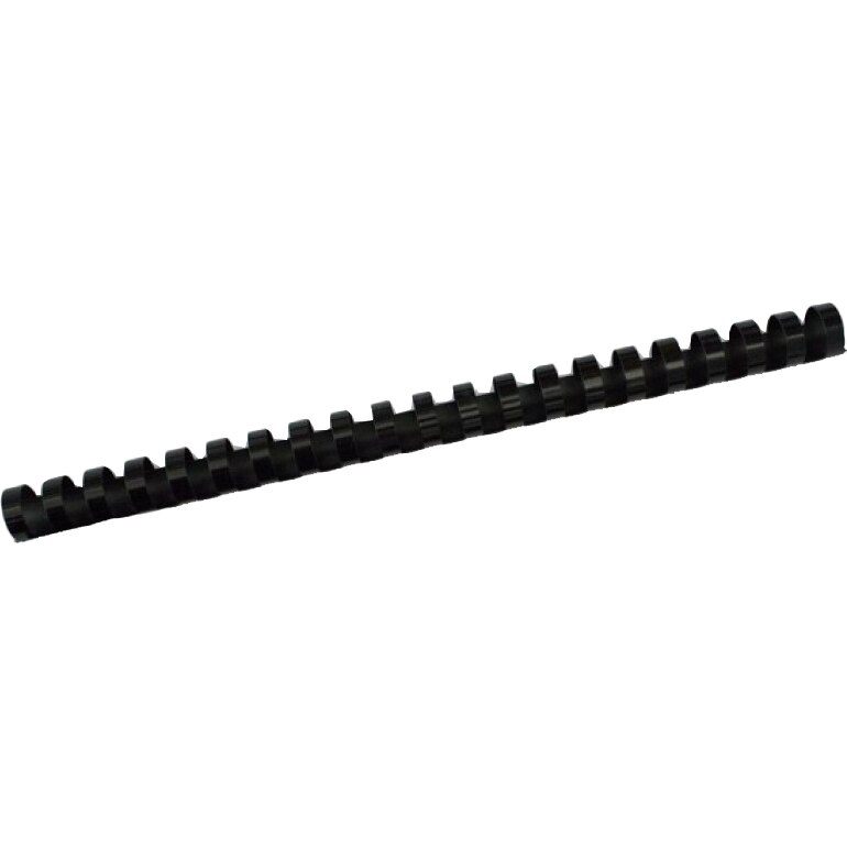 Set 100 buc spire EVOffice, plastic, 18 mm, negru, max 165 coli