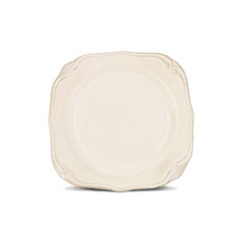 Farfurie de portelan pentru desert, alba, dimensiune 19x19 cm Farfurie de portelan pentru desert, alba, dimensiune 19x19 cm