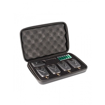 Kit 4 Avertizori cu Statie wireless, iluminare in V si borseta pentru transport Kit 4 Avertizori cu Statie wireless, iluminare in V si borseta pentru transport