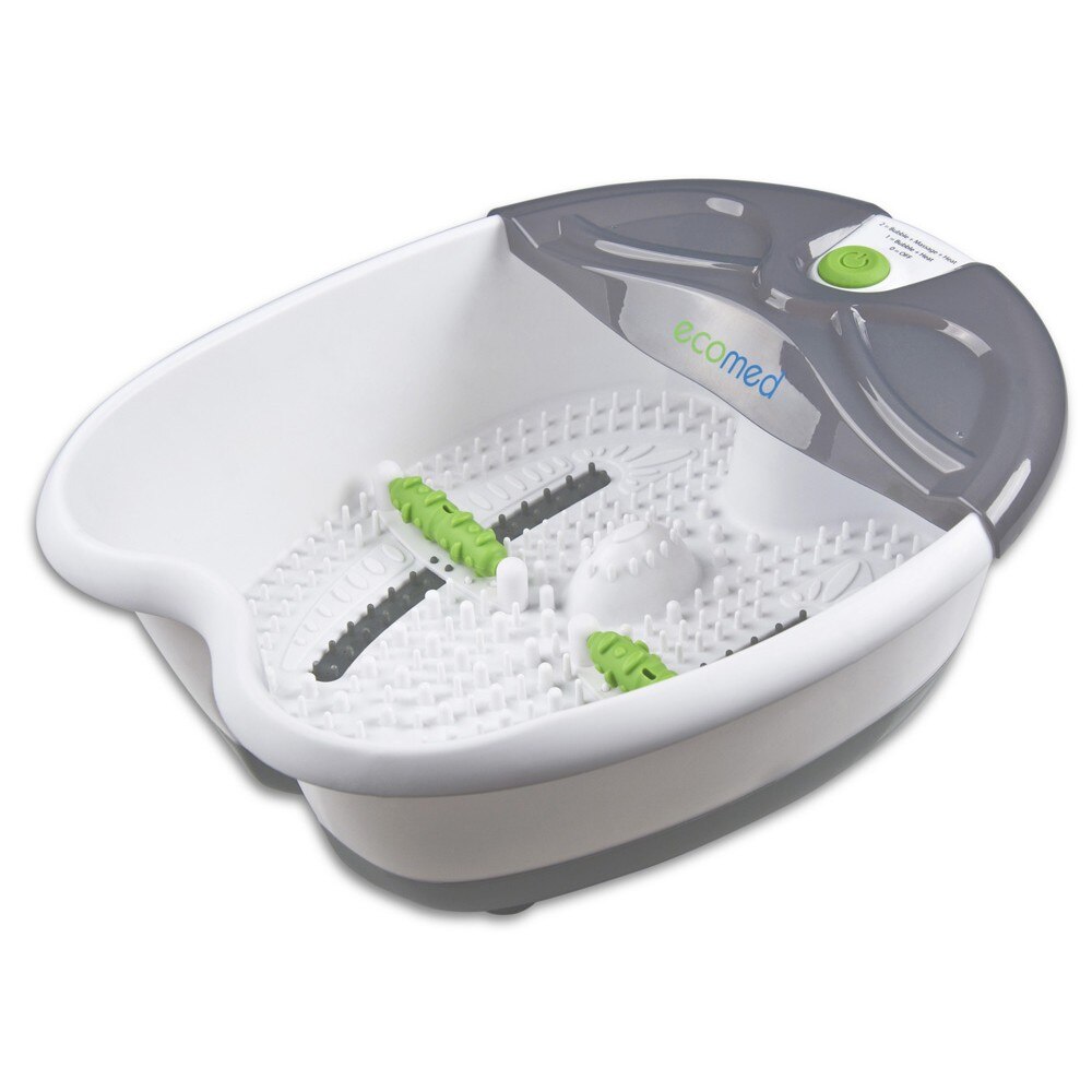 Aparat de masaj pentru picioare Ecomed FS-52E, 60 W, Alb/Gri