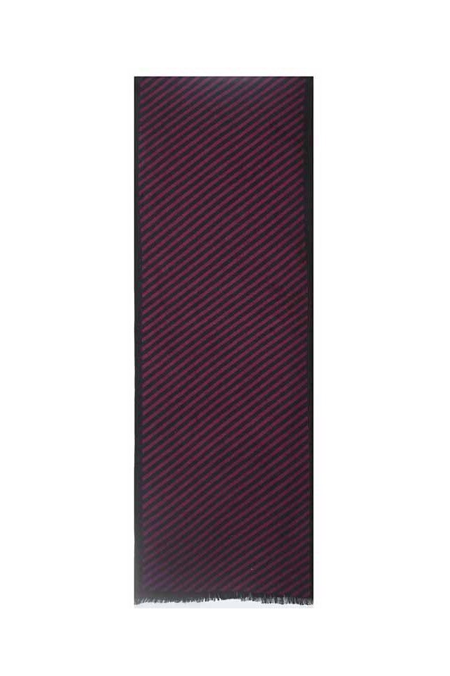 Esarfa barbati, negru rosu, vascoza, 33 x 180 cm, E106-10