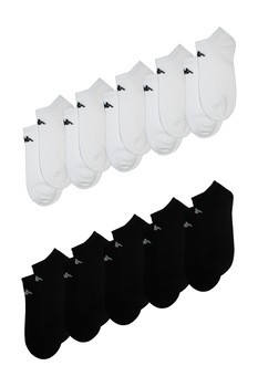 Set Kappa 10 perechi de sosete scurte, dama, Alb/Negru Set Kappa 10 perechi de sosete scurte, dama, Alb/Negru