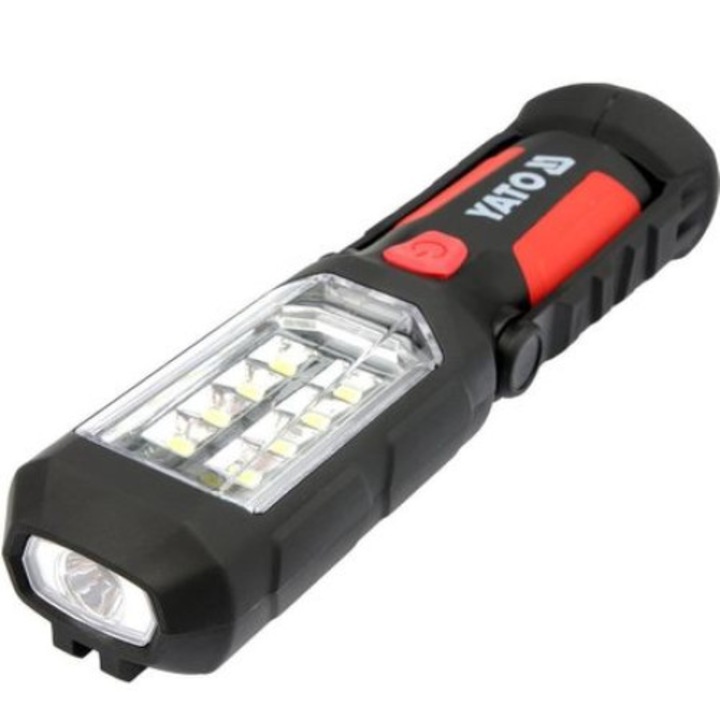 Yato YT-08513, Mágneses zseblámpa, osszecsukható, 9 LED, 280 lm, 3xAA