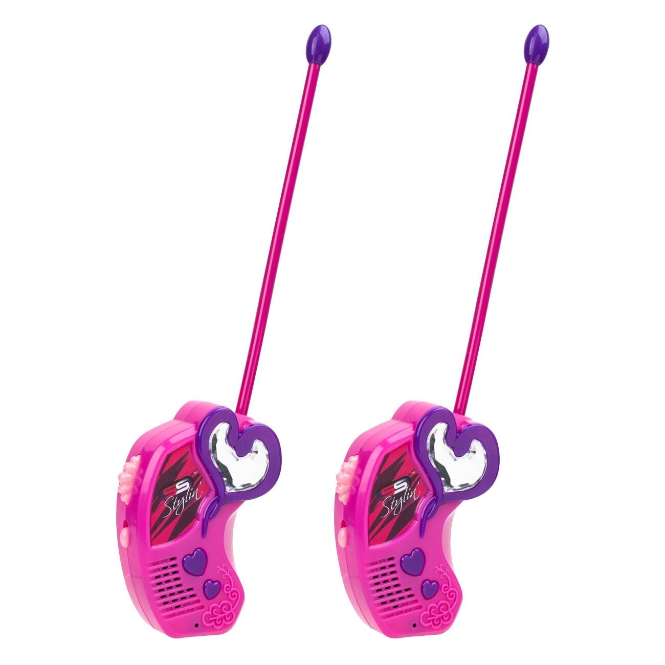 Set 2 emitatoare pentru fetite, walkie talkie, 19x5x34cm