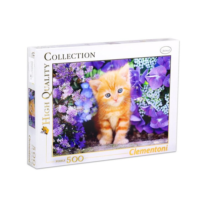 Clementoni 5304158 Clementoni: Vörös kiscica 500 darabos puzzle