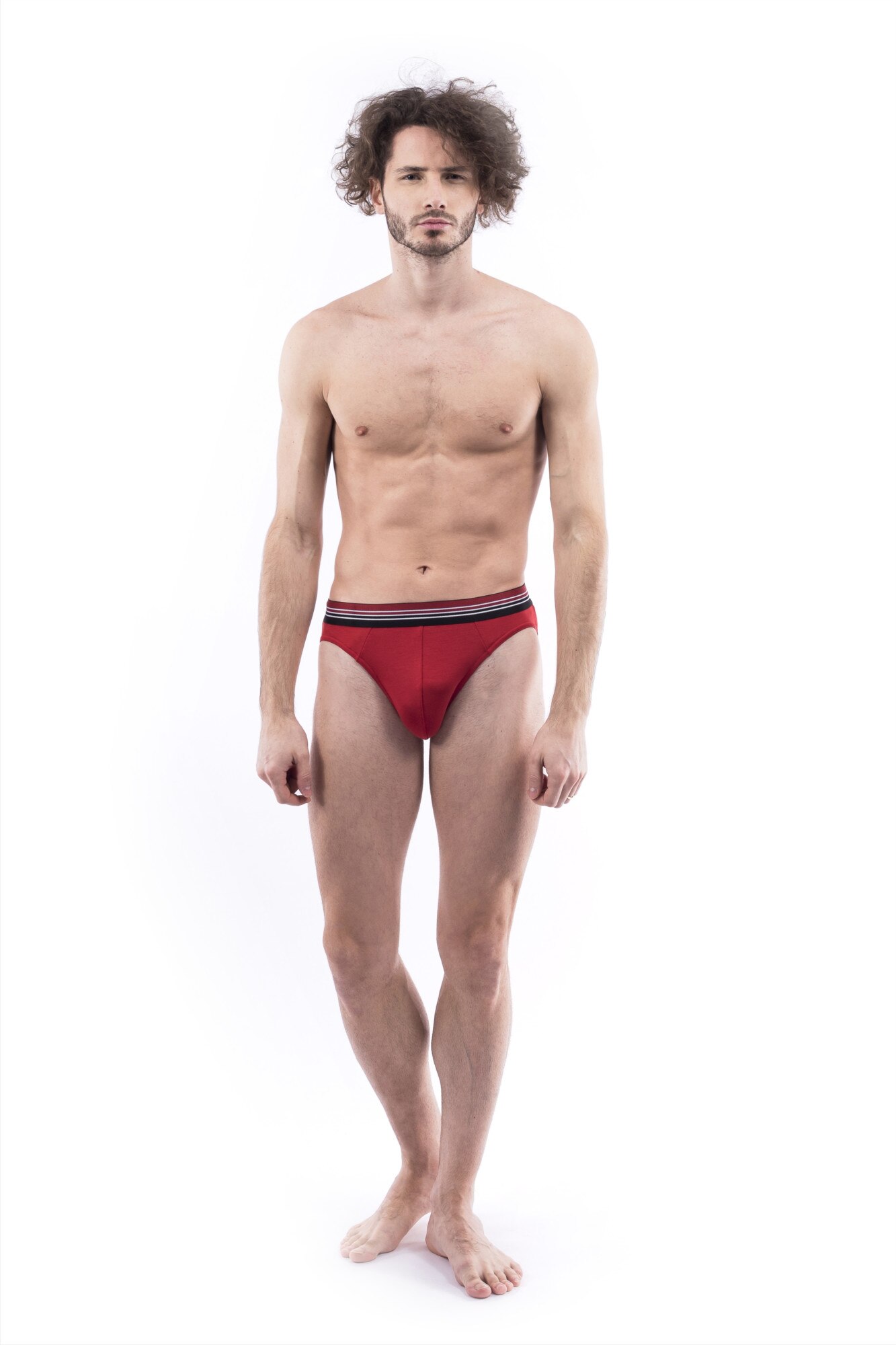 Chiloti din modal rosu PBM60, pentru barbati, Uniconf, Rosu