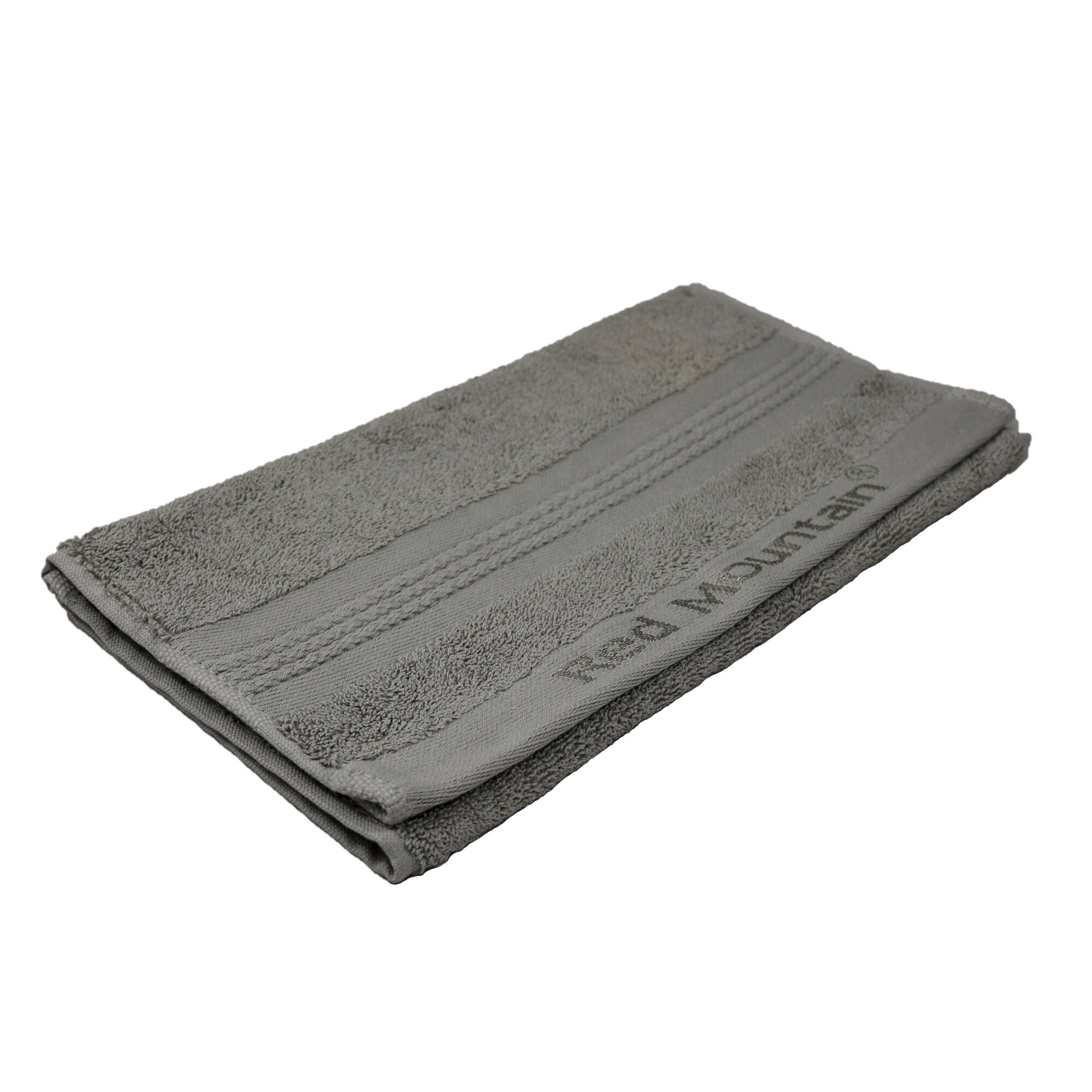 Prosop de baie din bumbac egiptean, Red Mountain, gri, 30 x 50 cm