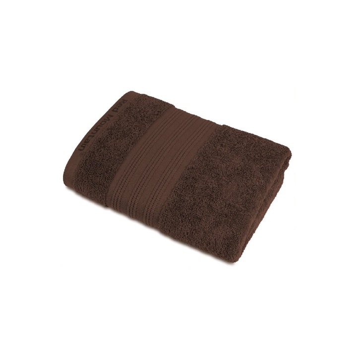 Хавлия за баня от египетски памук, Red Mountain, кафява, 70 х 140 см