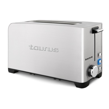 Prajitor de paine Taurus MyToast Legend. 1050W, 1 - 2 felii, 3 functii, termostat, 6 trepte, butoane iluminate. Inox Prajitor de paine Taurus MyToast Legend. 1050W, 1 - 2 felii, 3 functii, termostat, 6 trepte, butoane iluminate. Inox