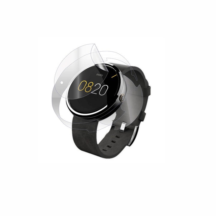 Folie de protectie Clasic Smart Protection Moto 360 fullbody,protectie completa ecran,spate si laterale+Smart Spray®,Smart Squeegee® si microfibra incluse