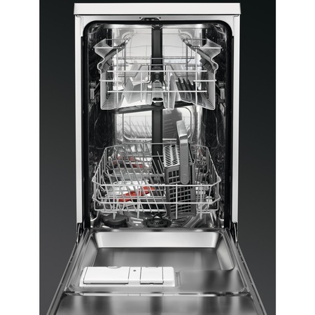 Masina de spalat vase incorporabila AEG FSE83400P, 9 seturi, 7 programe, Clasa A+++, Moto inverter, Afisaj digital, Time Beam, 45 cm