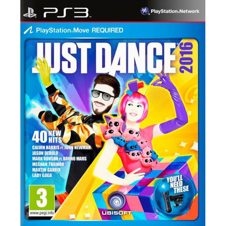 Just Dance 2016 PlayStation 3 -re játék