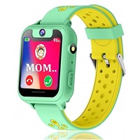 ceas smartwatch gps copii morefit mx600 functie telefon monitorizare gps localizare camera foto monitorizare spion touchscreen lanterna  buton sos perimetru siguranta  verde  sim prepay cadou imagen 49_0_
0