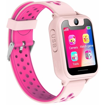Ceas smartwatch GPS copii MoreFIT™ MX600, functie telefon, monitorizare GPS, localizare camera foto, monitorizare spion, touchscreen, lanterna, buton SOS, perimetru siguranta , roz + SIM prepay cadou Ceas smartwatch GPS copii MoreFIT™ MX600, functie telefon, monitorizare GPS, localizare camera foto, monitorizare spion, touchscreen, lanterna, buton SOS, perimetru siguranta , roz + SIM prepay cadou