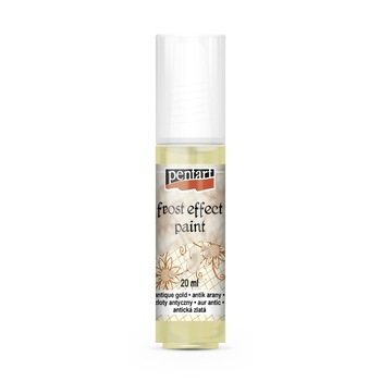 Vopsea satinare de sticla (efect gheata) Pentart - aur antic, 20 ml Vopsea satinare de sticla (efect gheata) Pentart - aur antic, 20 ml