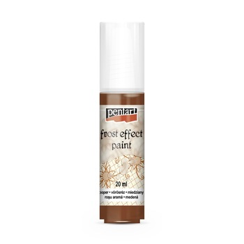Vopsea satinare de sticla (efect gheata) Pentart - cupru, 20 ml Vopsea satinare de sticla (efect gheata) Pentart - cupru, 20 ml