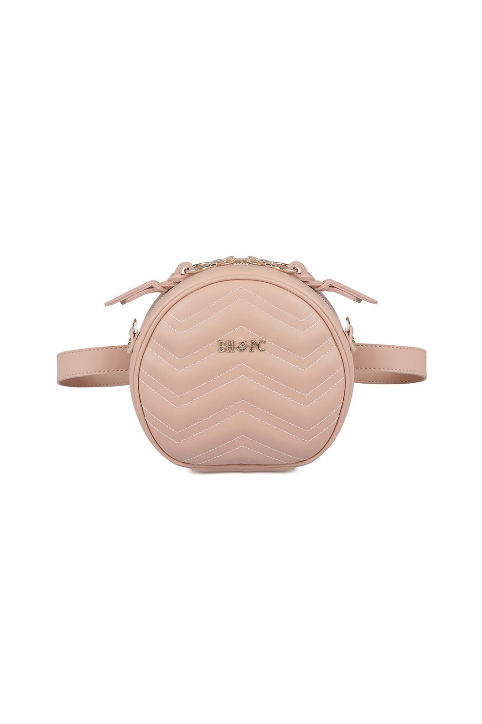 Beverly Hills Polo Club, Geanta crossbody convertibila de piele ecologica, Roz prafuit