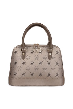 Beverly Hills Polo Club, Geanta crossbody de piele ecologica, Taupe Beverly Hills Polo Club, Geanta crossbody de piele ecologica, Taupe