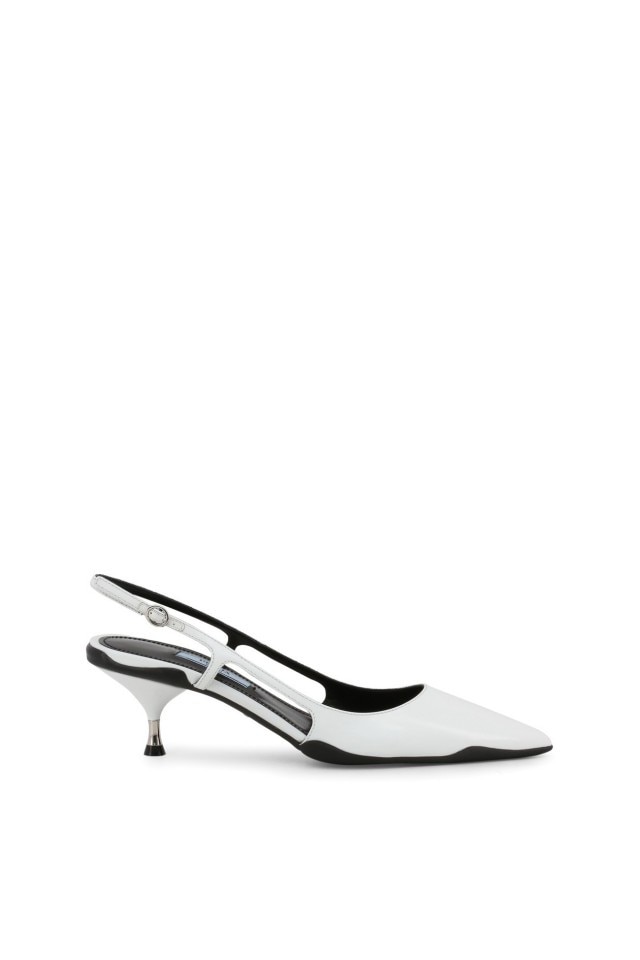 Pantofi cu toc pentru dama model 1I261L Prada, Alb